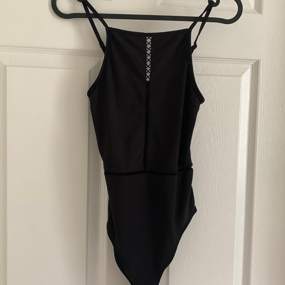 Black small bodysuit